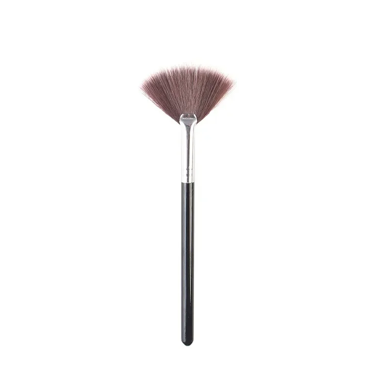 5pcs Fan Brushes Facial Brushes Soft Makeup Brush Cosmetic Applicator Tools Wooden Handle and Soft Fiber for Glycolic Peel Mask 4