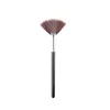 5pcs Fan Brushes Facial Brushes Soft Makeup Brush Cosmetic Applicator Tools Wooden Handle and Soft Fiber for Glycolic Peel Mask 4