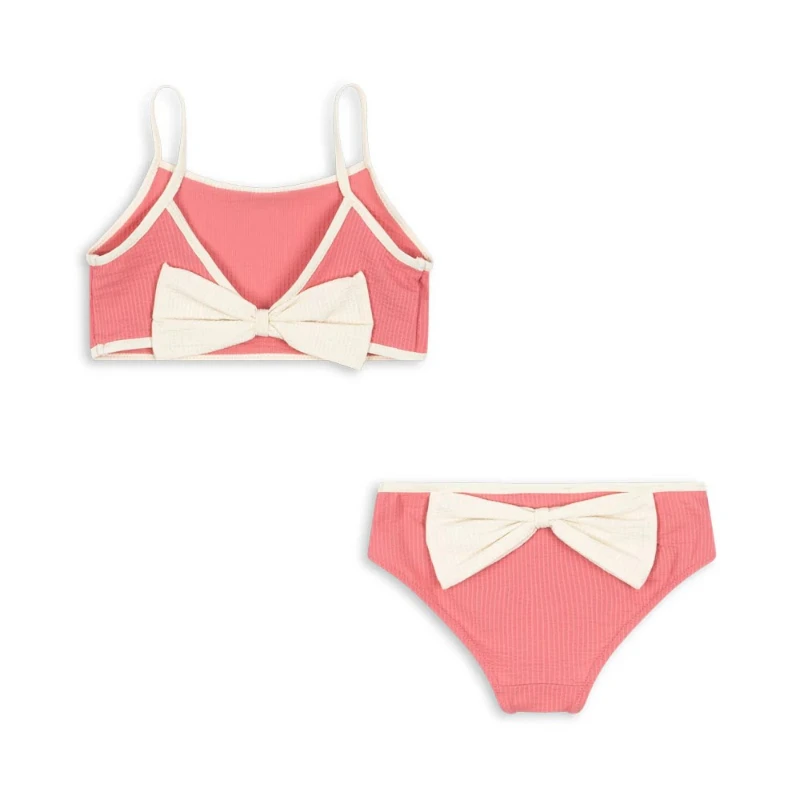 OUYANG&IVAN Kids Swimwear Sets Ss25 Ks New Summer Girls Cute Print Swimming Suits Child Fashion Bikini Sets 5
