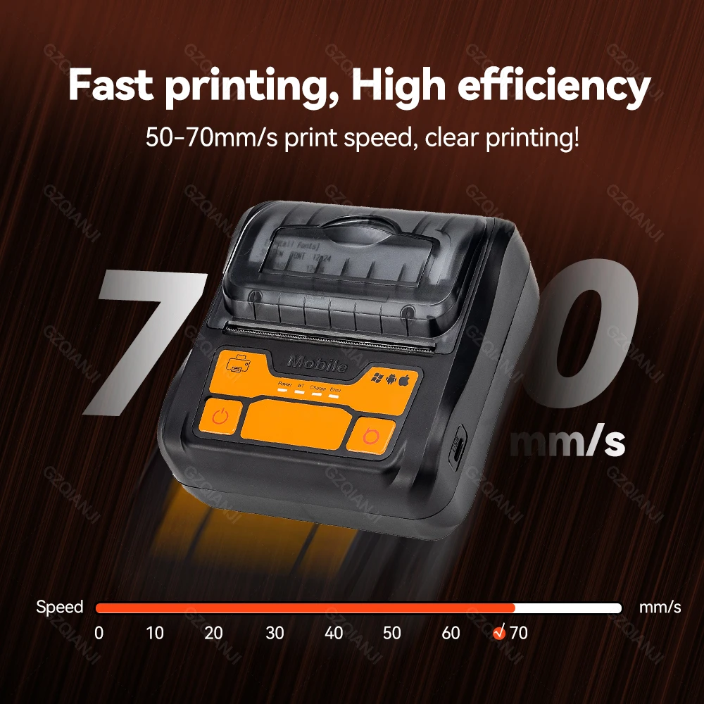 80mm 3'' Bluetooth Thermal Printer Receipt Bar-code Bill Ticket 3 inch POS Impresora Maker for Retail Store Print