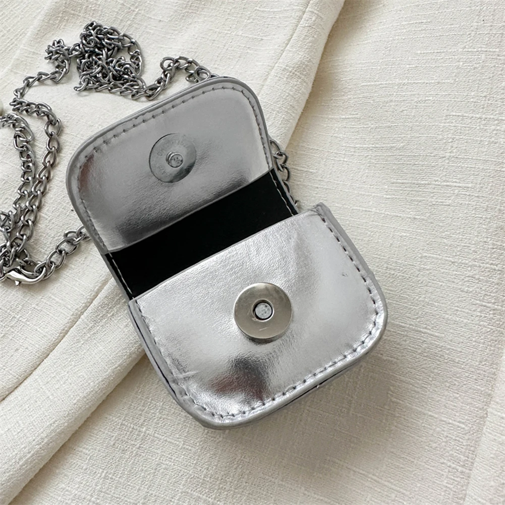 Mini Planet Print Crossbody Bag with Adjustable Strap Lipstick Earphone Organizer PU Leather Shoulder Bag for Women and Girls