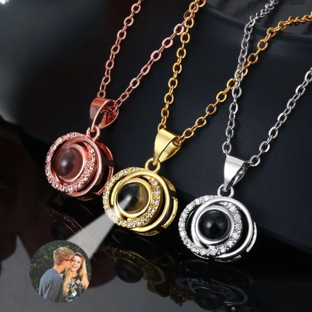 Fashion Projection Jewelry Personalized Photo Custom Necklaces