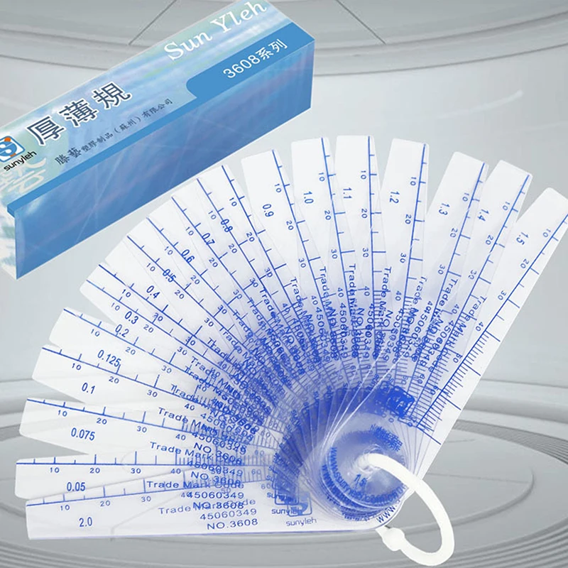 

0.05-1mm Thickness Plastic Metric Filler Feeler Gauge