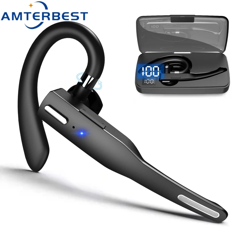 Amterbest Cuffie Wireless Auricolare Bluetooth Auricolare Fone De Ouvido Audifonos Con Microfono Auricolari Inalambicos Con Microfono