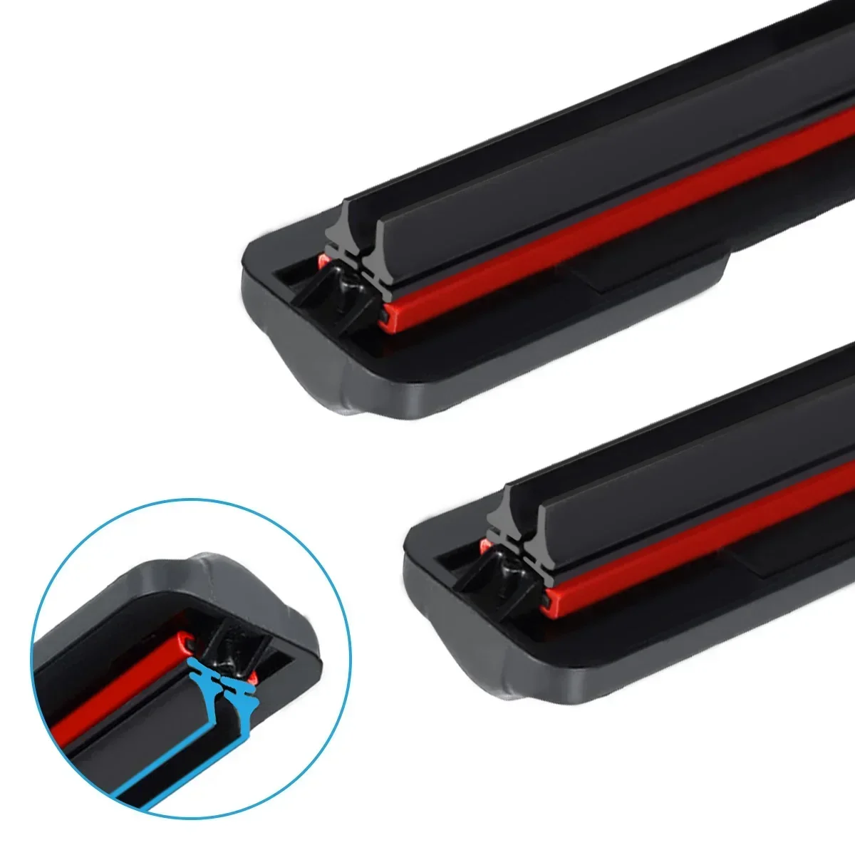 Universal Front Car Windshield Wiper Blades Double Layer Rubber Frameless Bracketless Brushes Accessories Windscreen Window car wiper blades