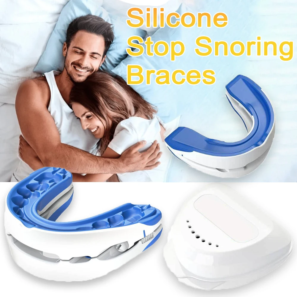 Anti-Snore Mouthpiece Bruxism Mouth Guard Improve Sleeping Aid Braces Teeth Orthodontic Snoring Night Device Stop Snore anti snore mouthpiece