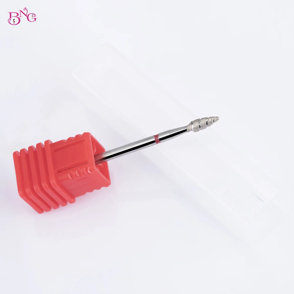 2pcs/lot Nail Drill Bits Flame Diamond Bit for Nail Drill 3/32” Manicure Milling Cutter Cuticle Rotary Burr Drill Accessories Best Sellers In Beauty & Health