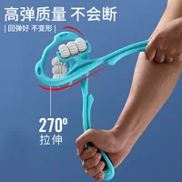 Cervical spine massager manual clip neck neck 6 rounds kneading artefact handheld home six rollers shoulder and neck massage 4