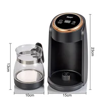Cafetière transfrontalière en dinde, petite bouilloire à eau chaude résistante aux hautes températures, cafetière, machine à thé en verre, chauffe-lait 2