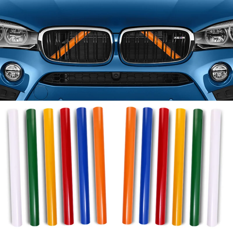 

Front Grille Decorative Strip Frame Trim Cover for BMW F20 F21 F22 F23 F30 F31 F32 F33 F44 F45 1 2 3 4 Series Car Decals Sticker