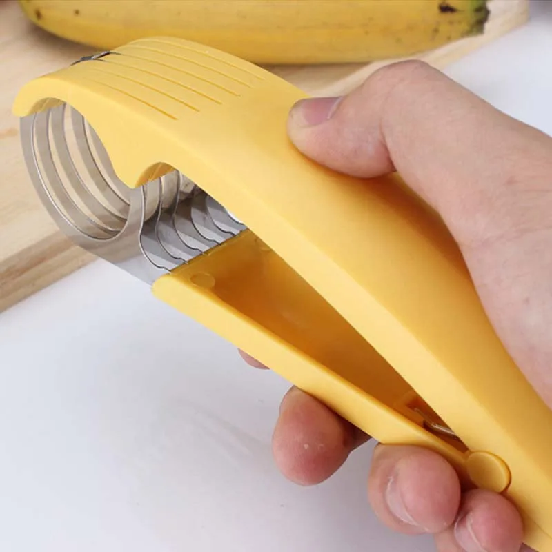 Banana Slicer Stainless Steel Fruit Cutter Vegetable Tools