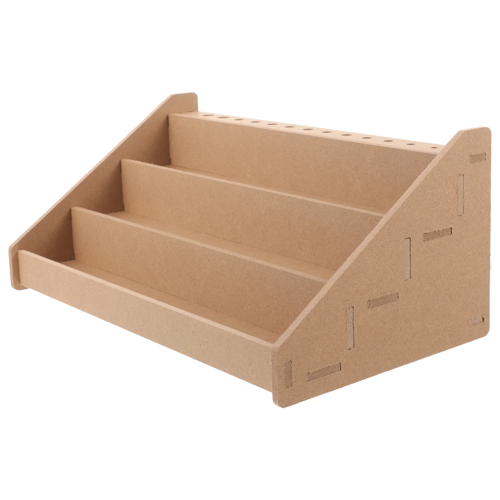 

3 Layers Paint Organizer Paint Brush Holder Wooden Paints Bottles Rack Oil Paint Tubes Ink Bottle Tool Storage