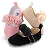 Infant Newborn Soft Sweet Mary Jane Baby Shoes Kids Wedding Party Dress Footwear Children Princess First Walker Baby Girl Shoes 1