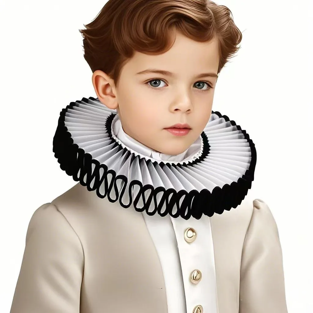 Literary Love Collar Halloween Youth Fake Collar Photography Retro Photo Prop