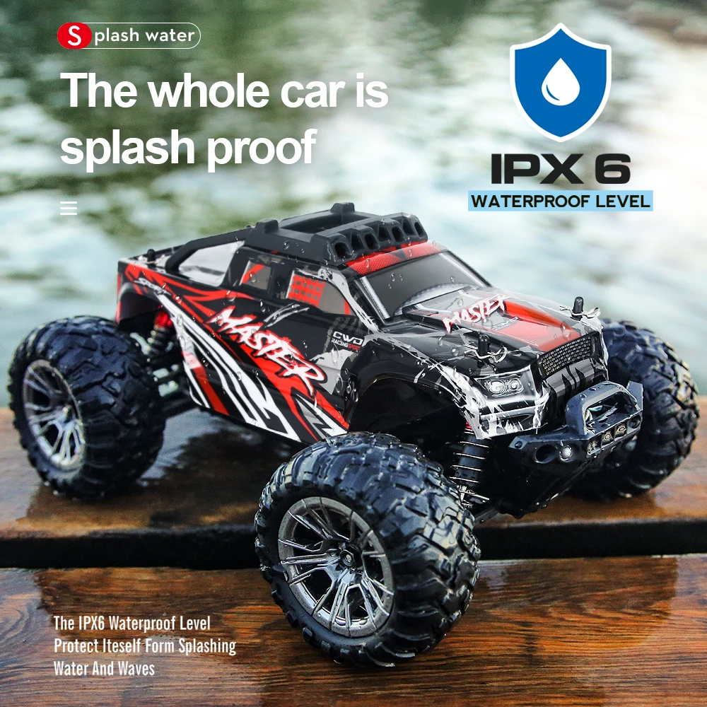Kf11 Rc Car High-Speed Car 1/16 Full-Scale Remote Control Car Four-Wheel Drive Off-Road Climbing Racing Crawler For Boys Gift