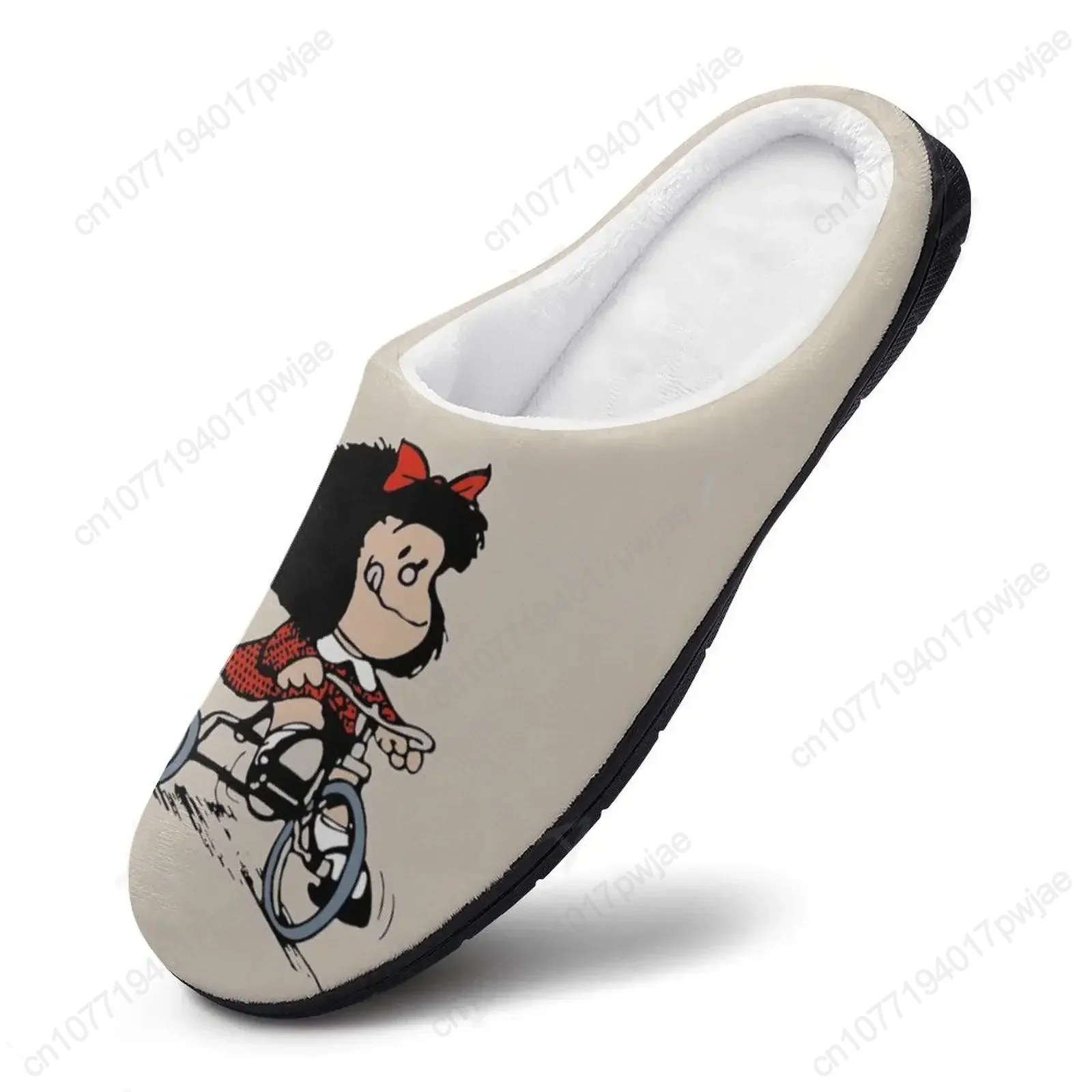 Mafalda 7 Sandals Plush  Casual Keep Warm Shoes Thermal  Mens Womens Slipper FluffyCottonHome  Colon