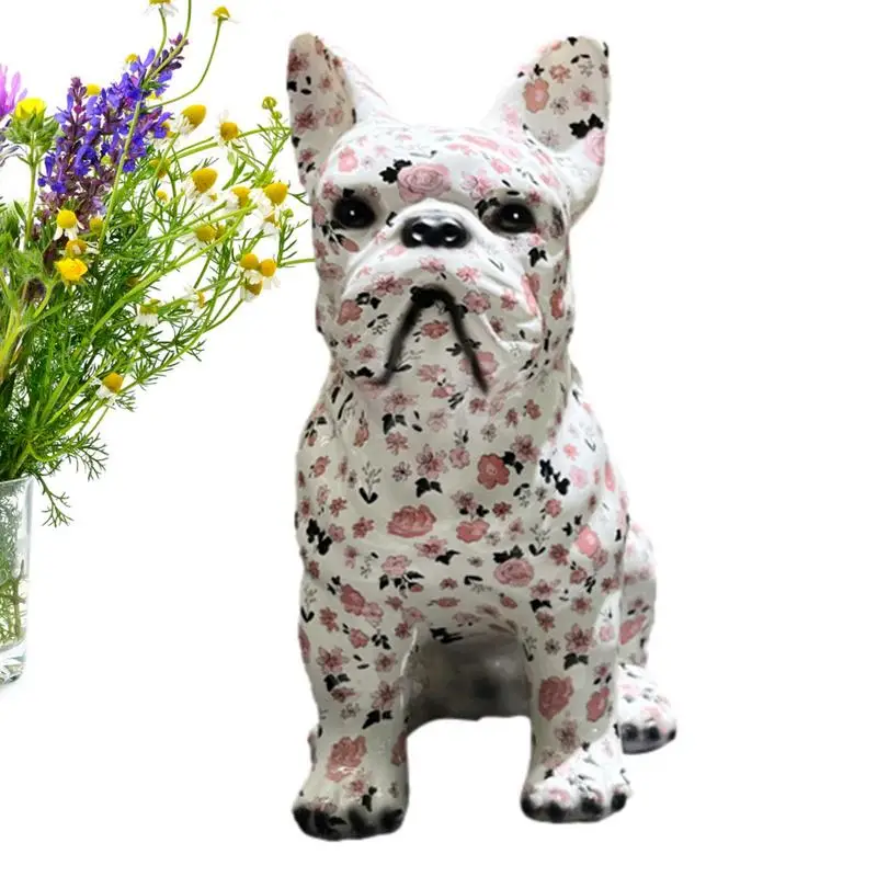 

French Bulldog Sculpture Decorative Dog Statue Bulldog Statues And Figurines French Bulldog Decorations For Home Office Living