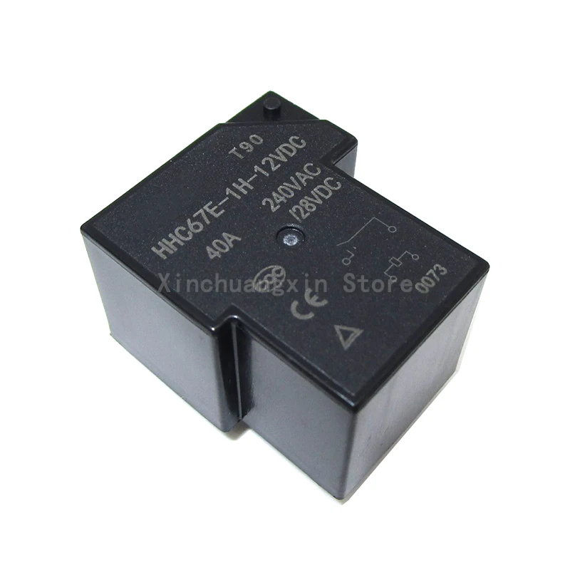 Welding machine relay NNC HHC67E-1H-12VDC HHC67E-1H-12V 24V NNC67E-1H-24VDC 40A30A5 feet a group of normally open T90 original power relay
