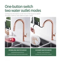 ก๊อกน้ำห้องครัวแบบหมุนได้ 360 องศา ก๊อกน้ำแบบดึงออกได้ ก๊อกผสมน้ำร้อนน้ำเย็นแบบมือจับเดี่ยว 5