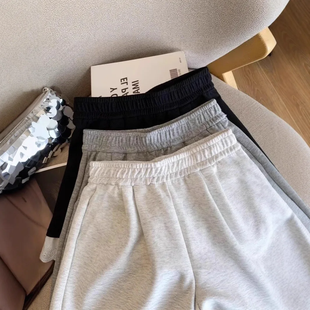 Women Summer Lace Patchwork Sport Shorts