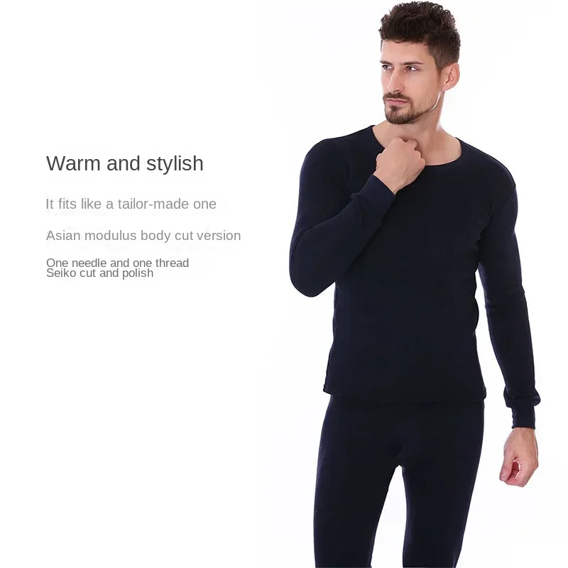 Winter Fleece Thermal Underwear Suit Men Underwear Winter Men's Underwears Fleece Thermal Underwear Set Long Johns Termo Clothes