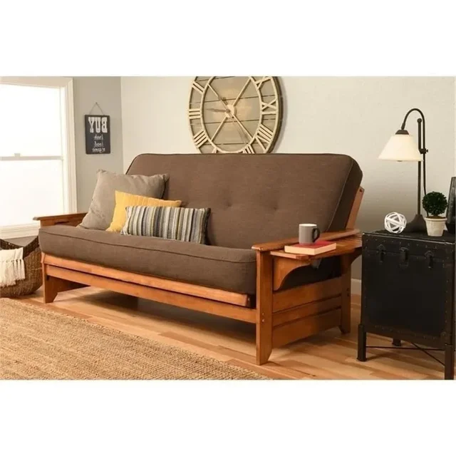 8" Full Size Futon Mattress Replacement – Linen Cocoa 6
