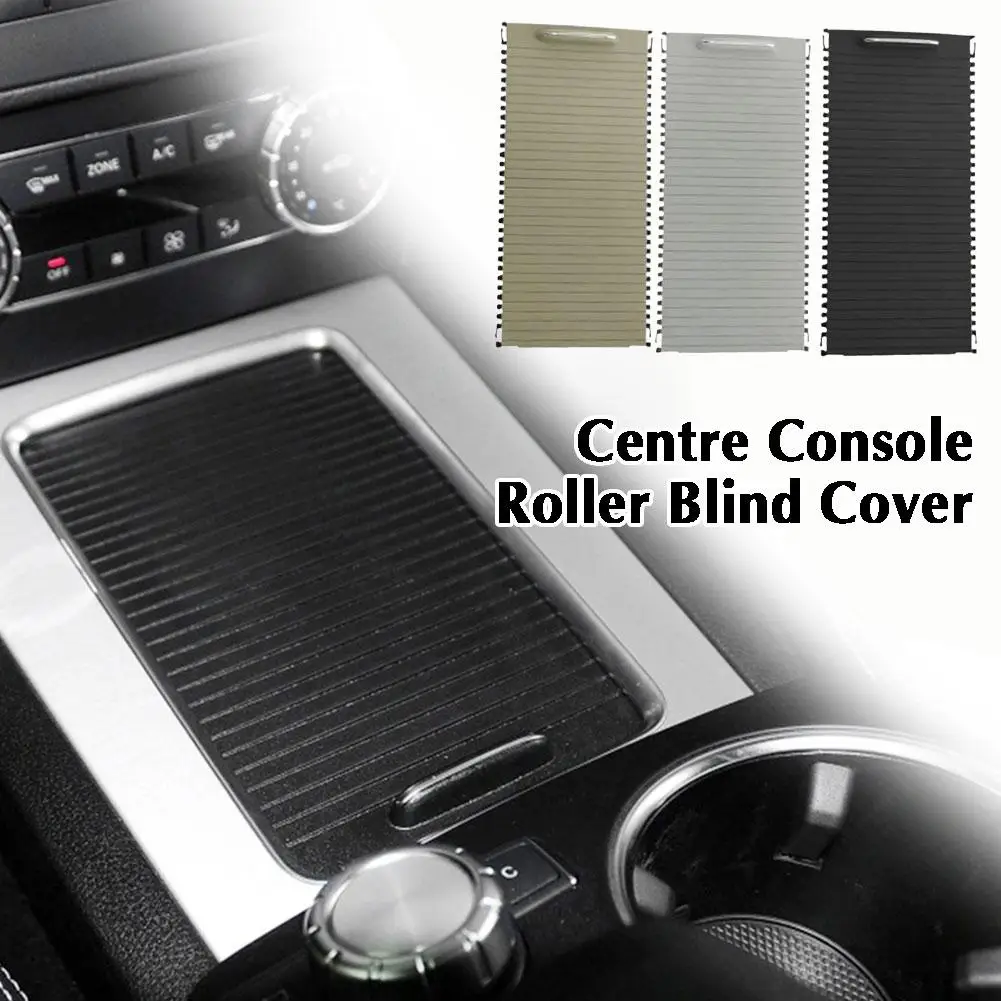 Car Center Console Roller Blind Cover For Mercedes C-Class W204 S204 Centre Console Roller Blind Cover Accessories T7N8 car interior accessories for mercedes benz c class w205 2019 glc x253 2020 abs black center console decoration panel cover trim