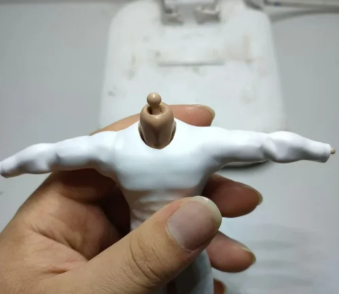 1/12 Scale White Jumpsuit Model for 6'' gwtoys