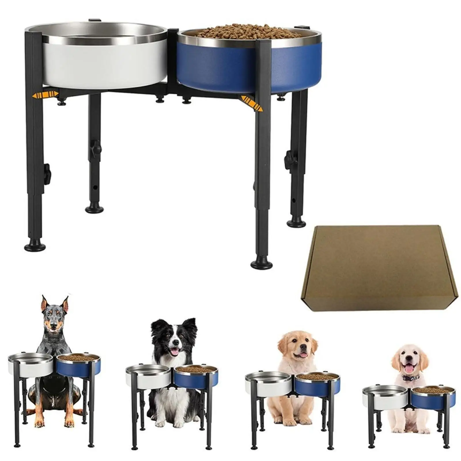 Cat Bowls Elevated Stand,Raised Cat Food Bowl Rack for Food and Water,Pet Feeder