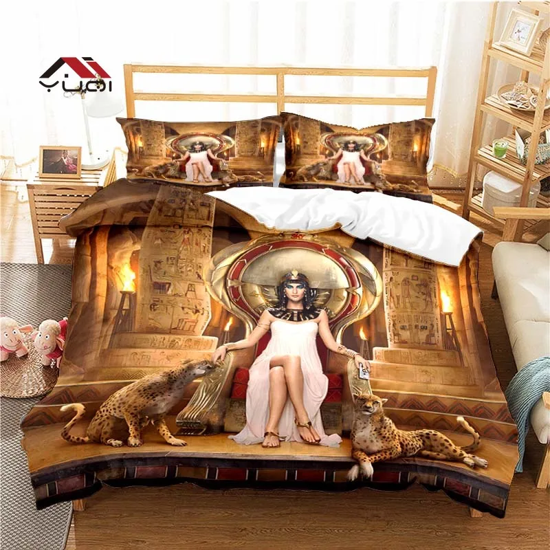 

Cleopatra Mayan Pattern Duvet Cover Set Bedding for Adult Kids Bed Set Comforter Cover Bedding Set 10 Sizes