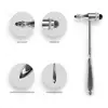 1Pc Neurological Diagnostic Hammer Muscle Hammer Stretch Response Zinc Alloy Multi-functional Percussion Hammer Health 3