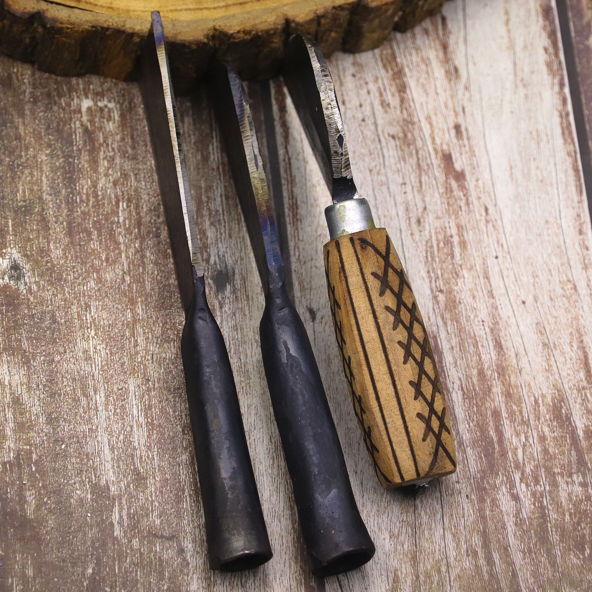 Hand-forged multi-purpose home EDC tool knife, outdoor camping knife, kitchen slicing knife, fish killing knife 5