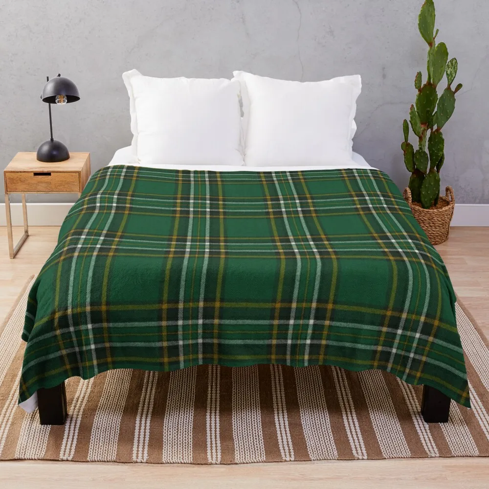 

Irish National Original Tartan Throw Blanket warm for winter Tourist Bed covers For Decorative Sofa Blankets