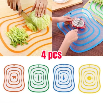 4-Piece Flexible Cutting Board Set 1