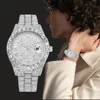 New Arrival Starry Hip Hop Cuban Chain Diamond British Original Classic Watch for Hip Hop Outdoor Activities 3