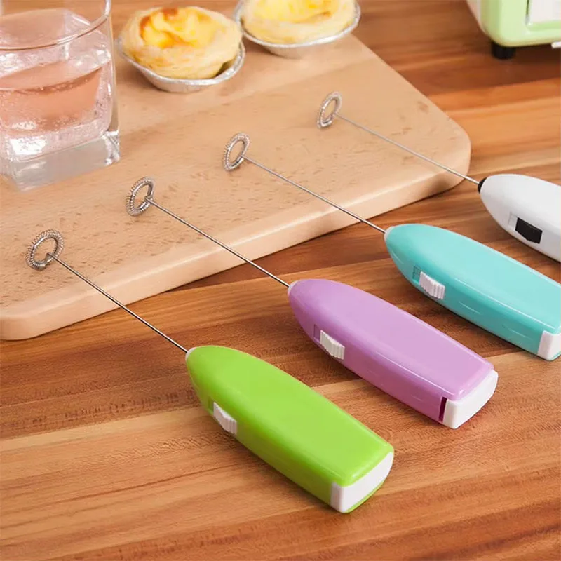 Electric Egg Beater Milk Frother For Coffee Household Kitchen Mini Stainless Steel Coffee Milk Tea Blender milk frother egg beater electric milk frother