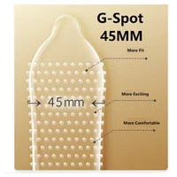 50 Stück Slim Fit ultra dünne Kondome für Männer Anti fallen 45mm kleine Penis Ärmel Sexspielzeug Kondom Paare Sexshop Tools 2