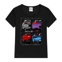 Japans Finest  Supra  R34  NSX  FD3S RX7 Kids T-Shirt Children T-Shirt Cartoons Kid Tee Shirts Casual Clothes Boy Girl Tops 2