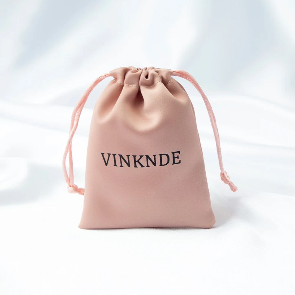 50 Stück personalisierte Seidenbeutel mit Logo und Namen, Satin-Geschenkbeutel für Hochzeiten, Süßigkeiten, Kosmetik, Make-up und Wimpern – Detail 17