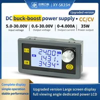 Convertisseur Buck Boost 35W/ 80WDC DC CC CV 6-36V 5A / 5-30V, Module d'énergie solaire, outil de laboratoire régulé, alimentation pour arduino 6