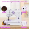 New 2025-Portable Electric Sewing Machine Pro With 12 Stitches Patterns,  Multifunctional Home Sewing Machine Parents sewing 1
