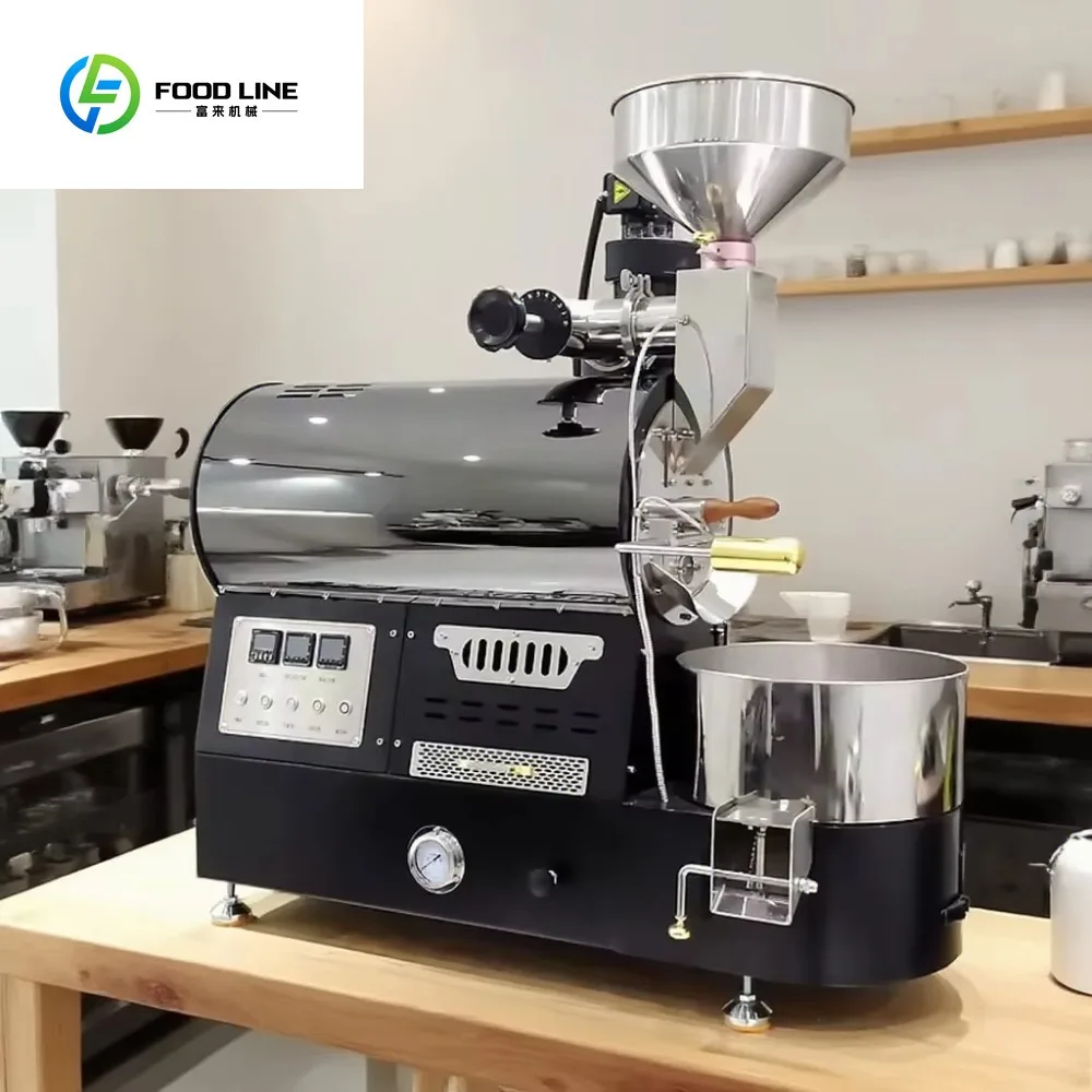 CE Certified 1kg 2kg 3kg 5kg 6kg Stainless Steel Coffee Roasting ...