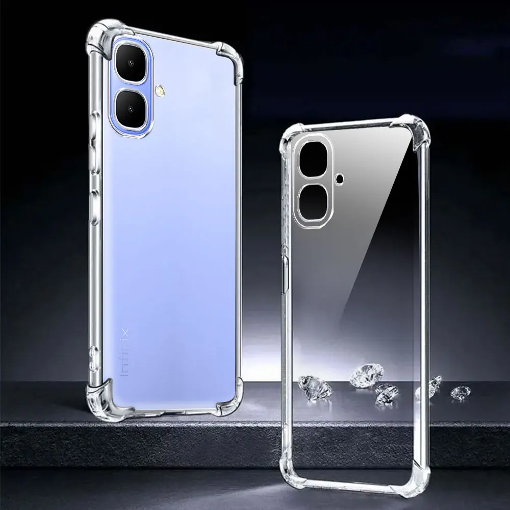 Airbag Anti-Drop Clear TPU Phone Case with Soft Silicone Cover