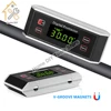 Magnetic Digital Protractor Inclinometer LCD High-precision Level Box Waterproof Angle Meter Slope Conversion Meter Inclinometer 1