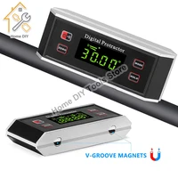 Magnetic Digital Protractor Inclinometer LCD High-precision Level Box Waterproof Angle Meter Slope Conversion Meter Inclinometer 1