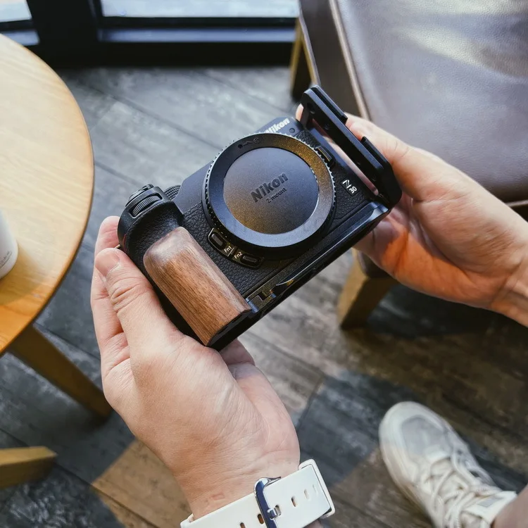 Z30 Z-30カメラ用ウッドプロlタイプブラケット縦型クイックリリース