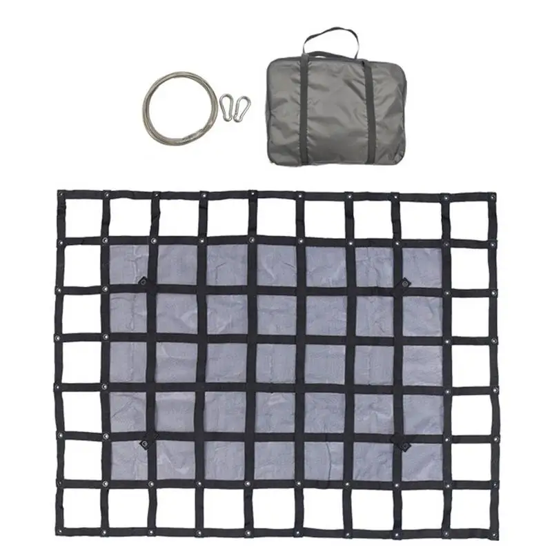 

Truck Cargo Net Cargo Net With Mesh Mesh Bungee Netting With Carabiners And Storage Bag Heavy Duty Cargo Net For Pickup Truck