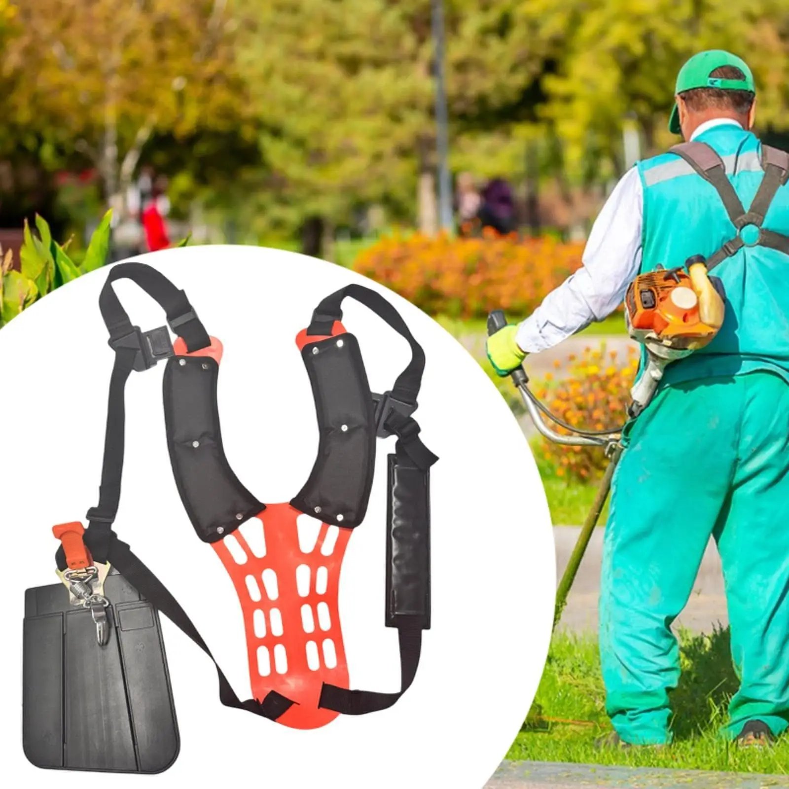 정원용 브러시 커터 및 잔디 깎는 기계용 조절 가능한 트리머 숄더 스트랩