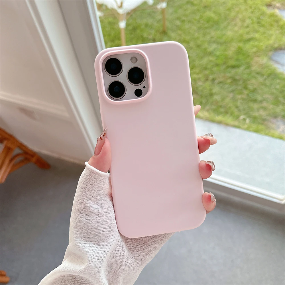 Luxury Liquid Silicone Shockproof Magnetic Phone Case Cover