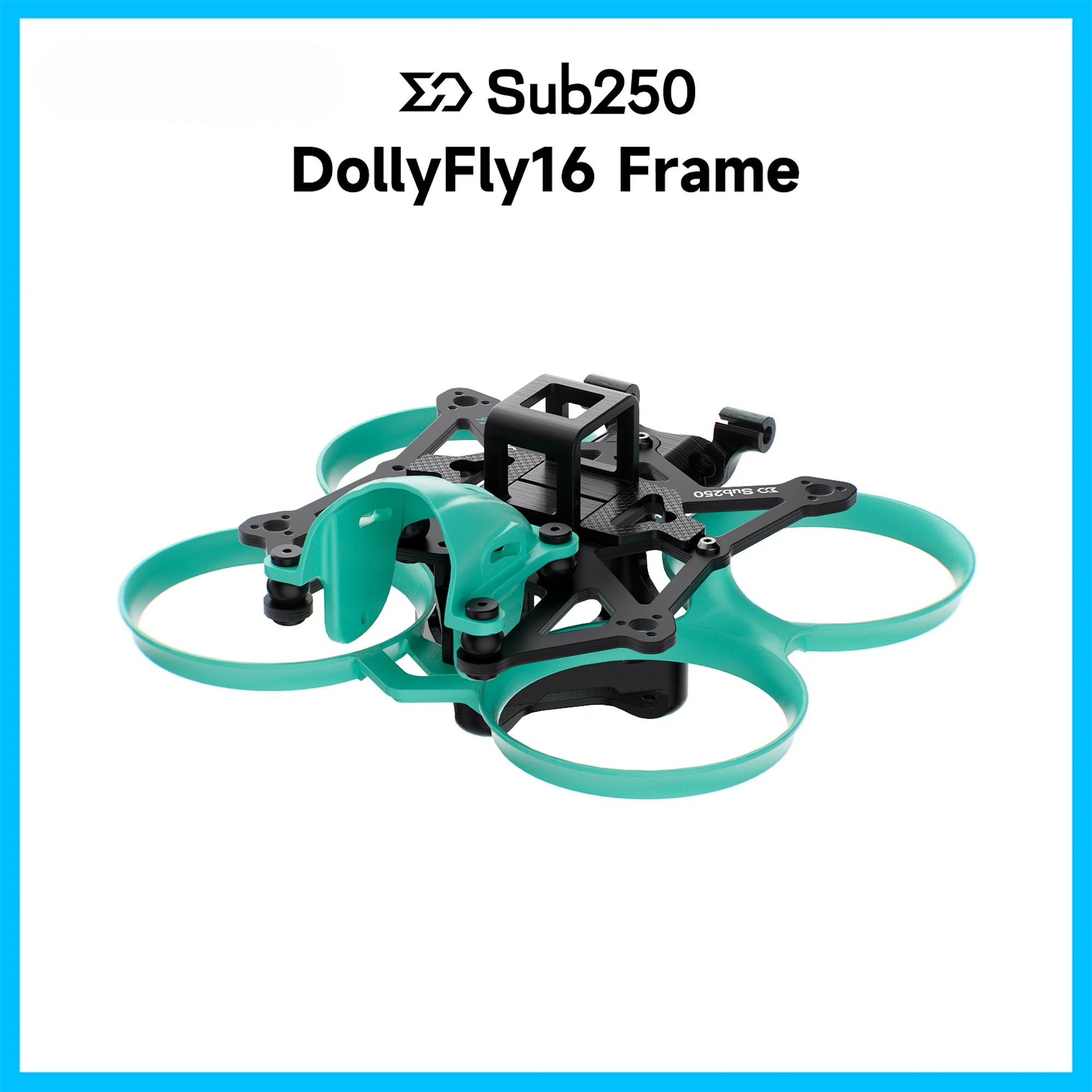 ชุดประกอบโดรน FPV Quadcopter พร้อมอุปกรณ์ป้องกันใบพัด
